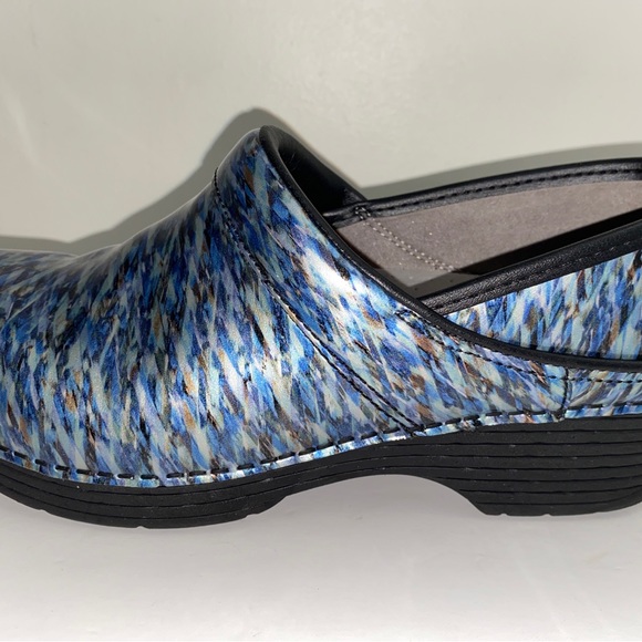 Dansko Womens‎ LT Pro Blue Waves Clogs Size 39 EU 8.5-9 US - Picture 5 of 10